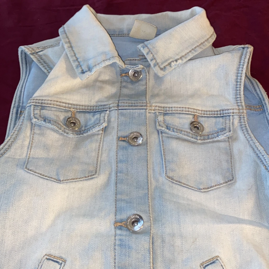 Jeansväst för barn - 90