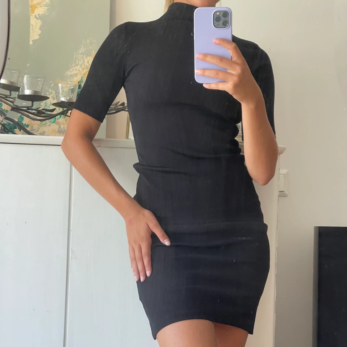 Svart klänning i stl 34 - 90