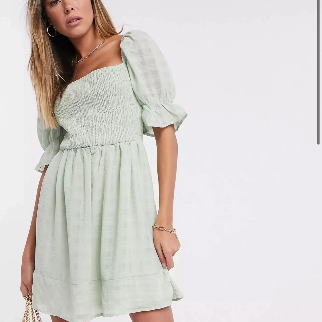 Asos grön klänning