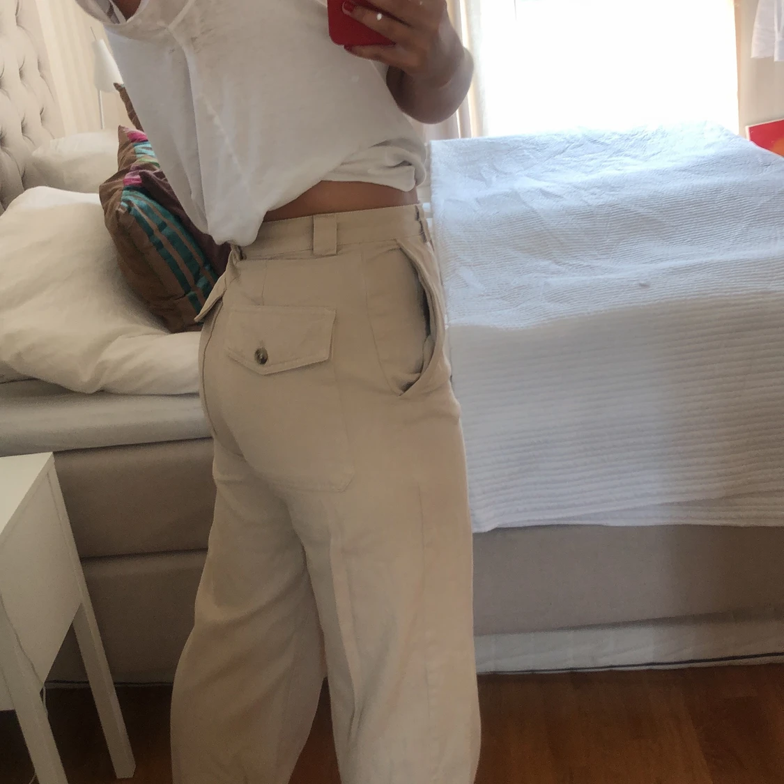 Beige byxa  - 90