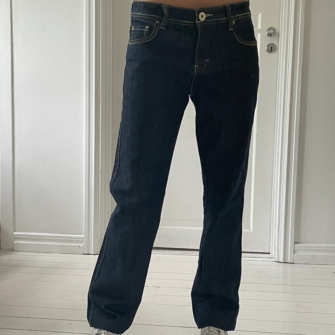 Vintage lågmidjade jeans