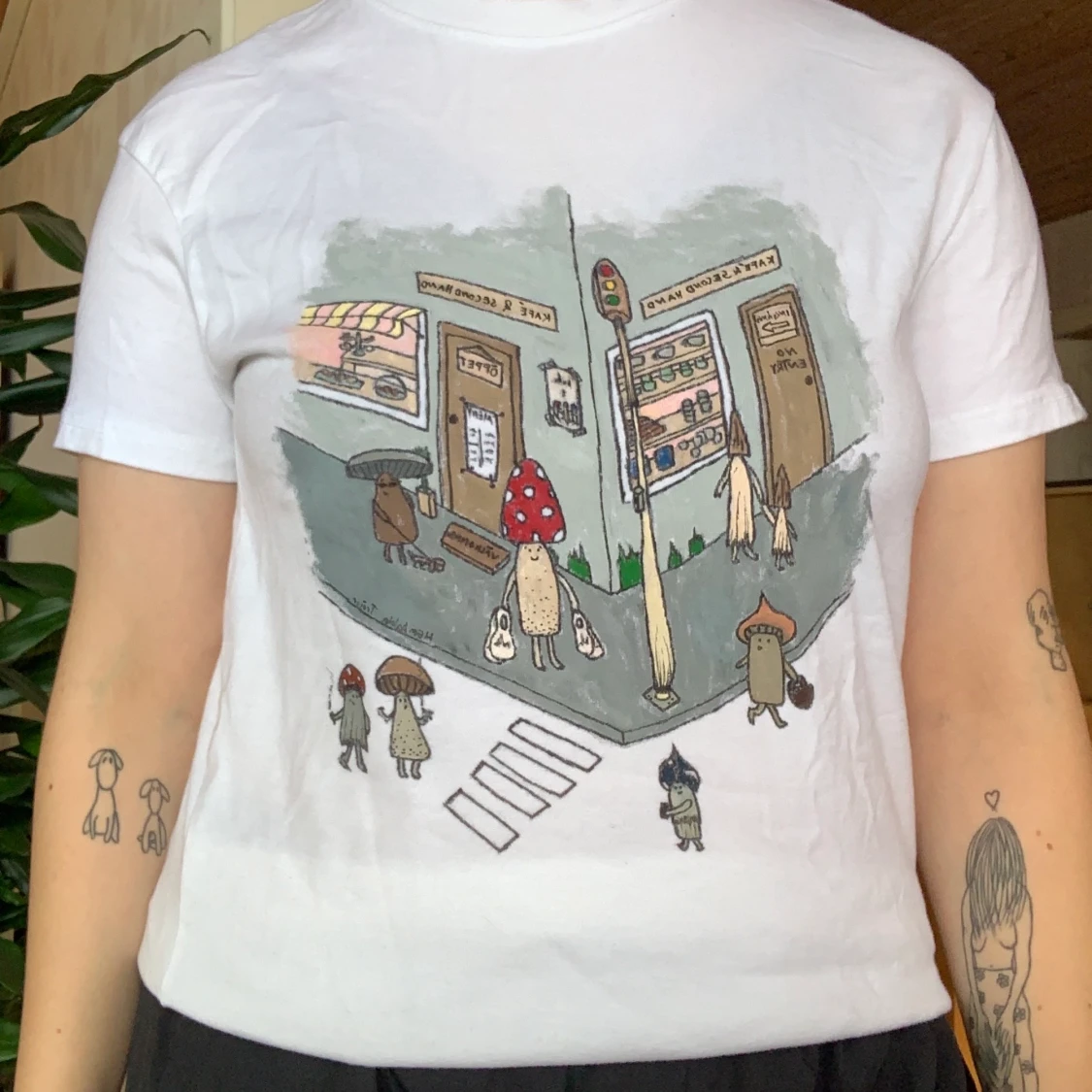 Målad t-shirt❤️