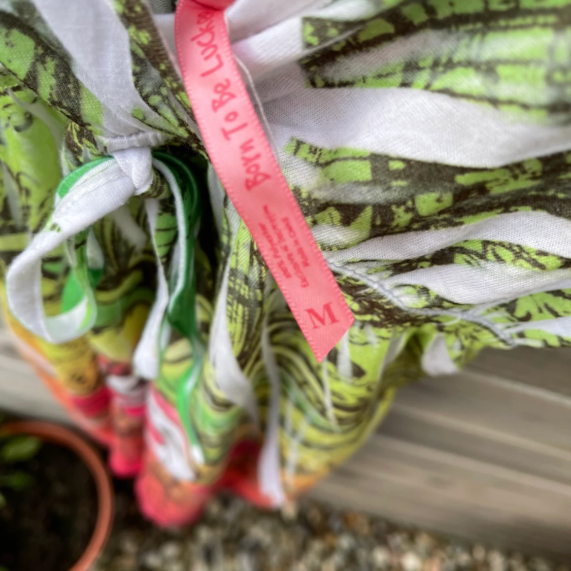 Flerfärgad klänning - 90