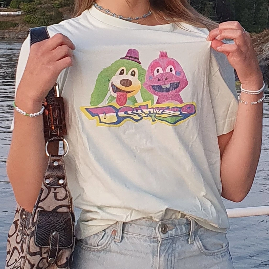 T-SHIRT MED TRYCK - 90