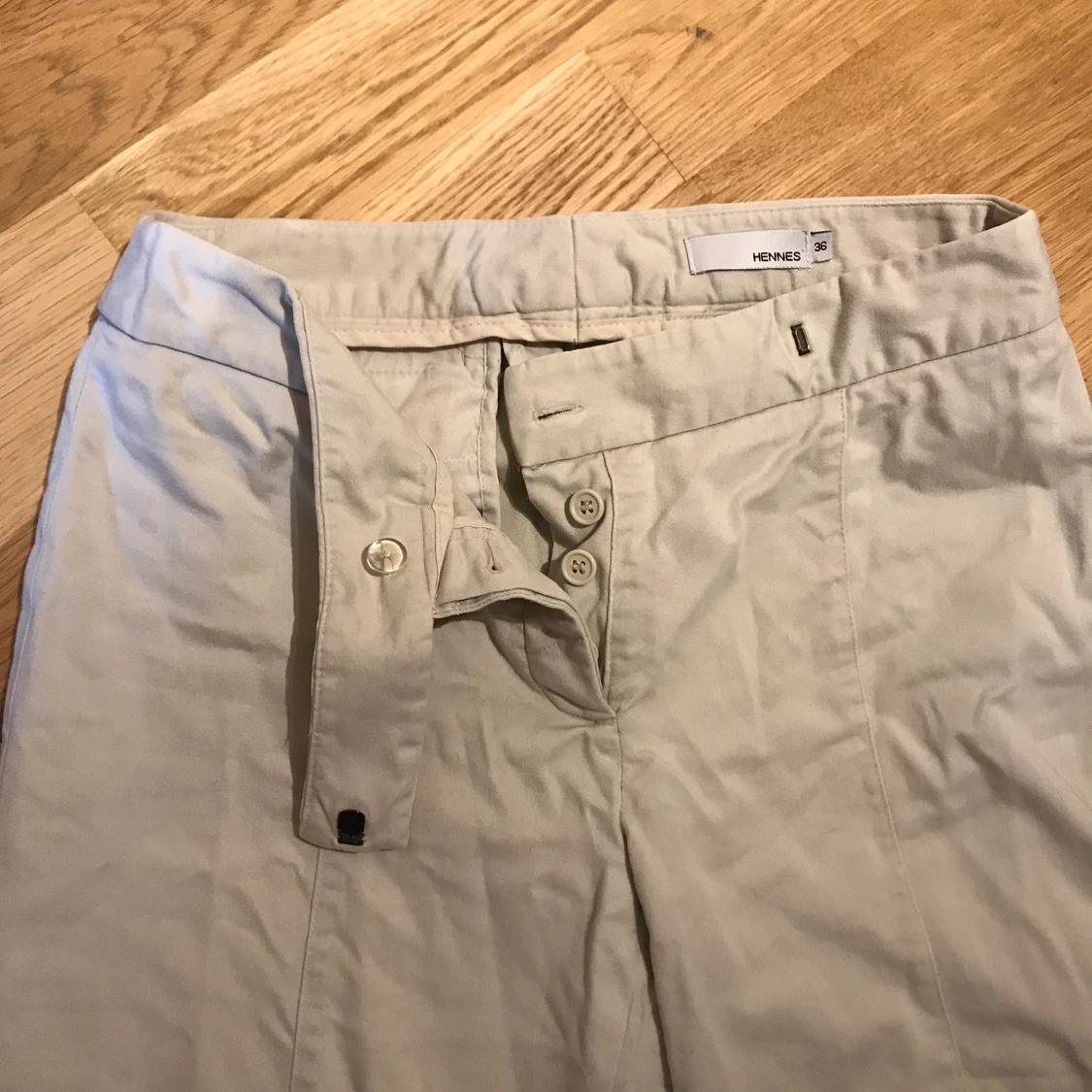 Beiga vintage byxor - 90