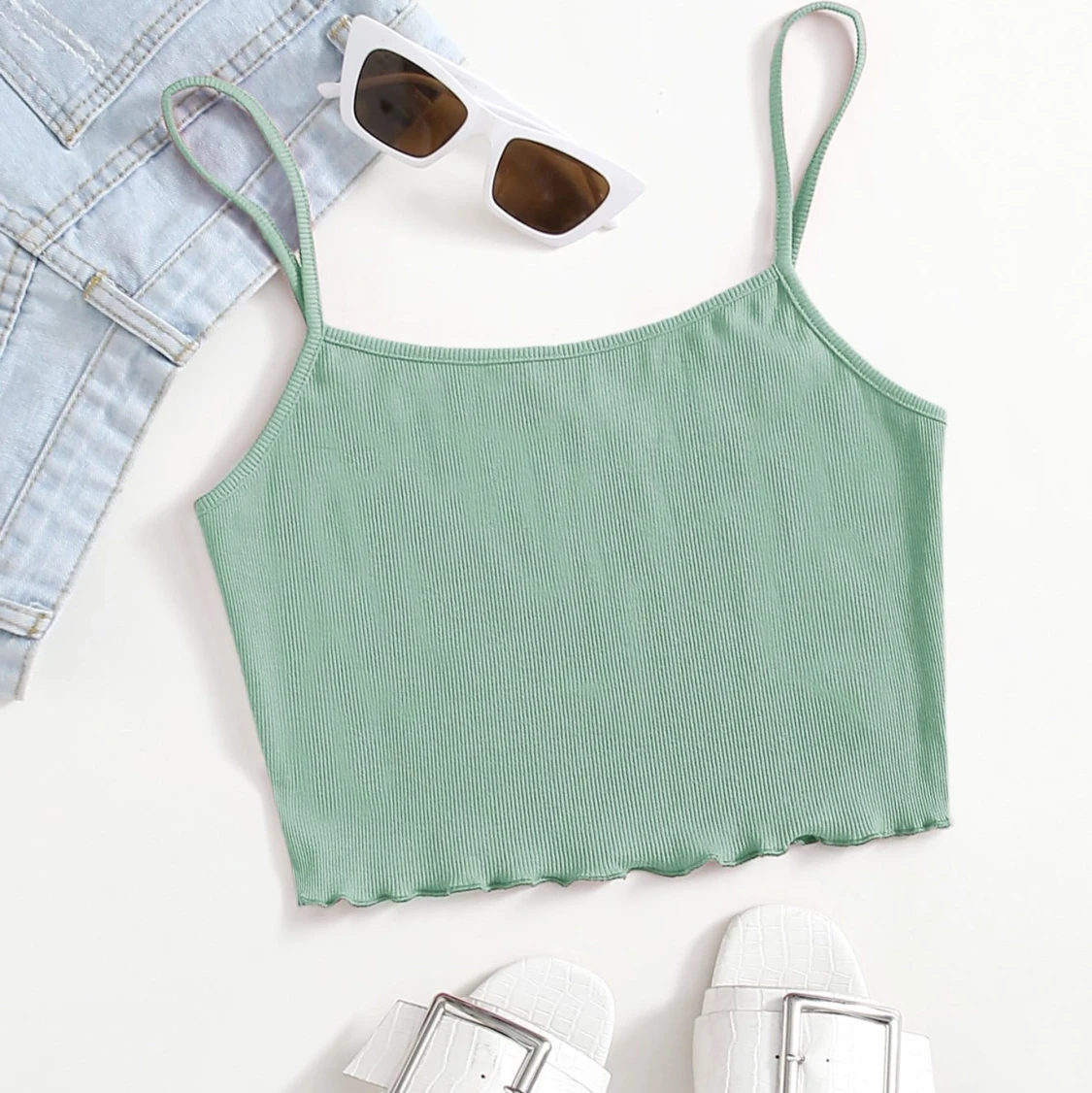 Mintgrön topp