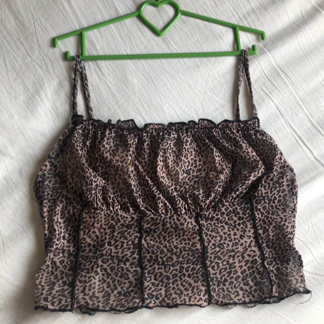 leopard mesh top - 90