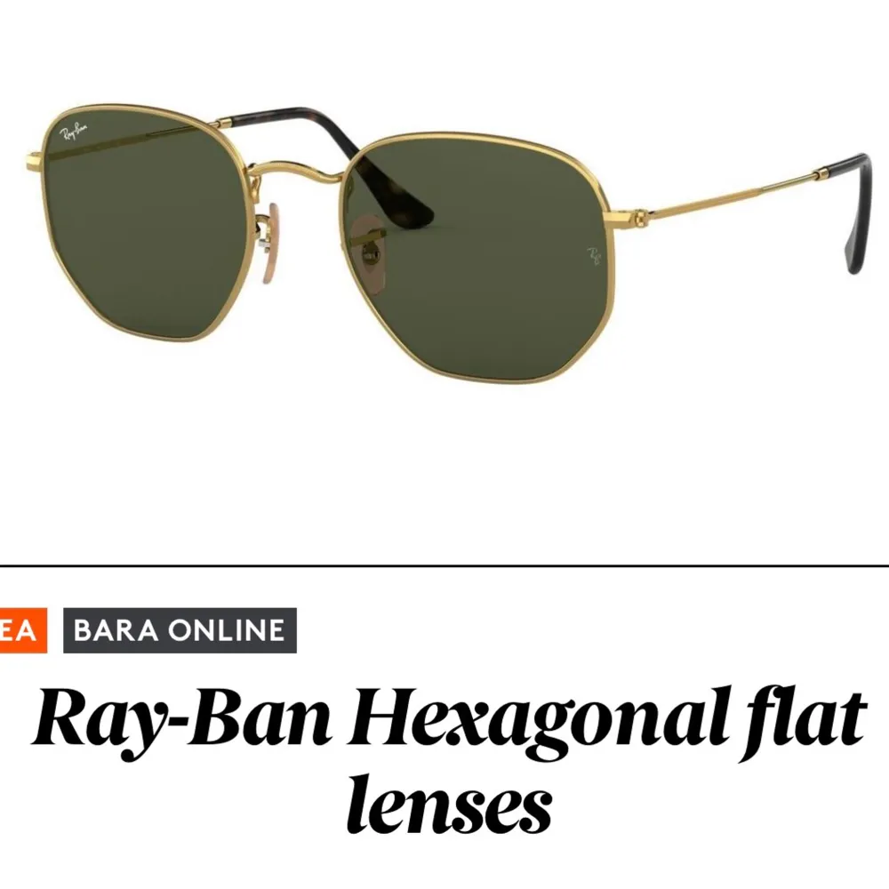 Säljer mina fina Ray Ban solglasögon som jag köpte i somras! Men har inte kommit så mycket till andväning! Har inga repor eller slitningar! Nypris runt 1500kr bror på vart man kollar! . Övrigt.