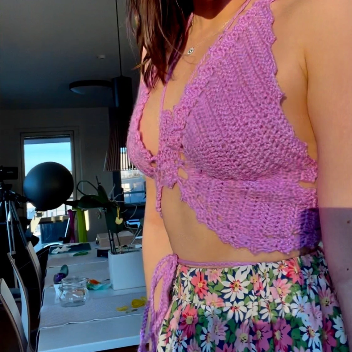 Virkad fjärilstopp  - 90