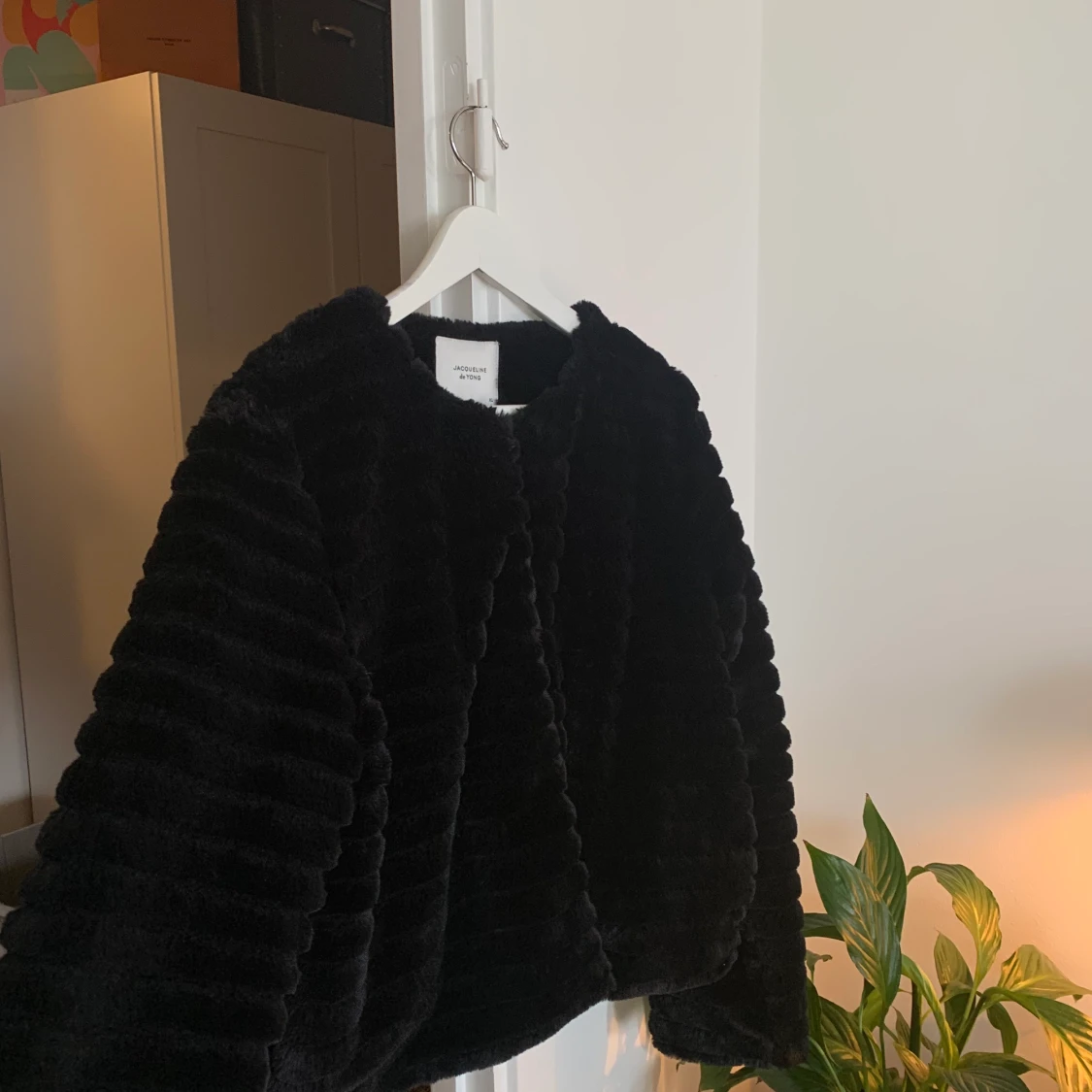 FAUX pälsjacka, fuskpäls 