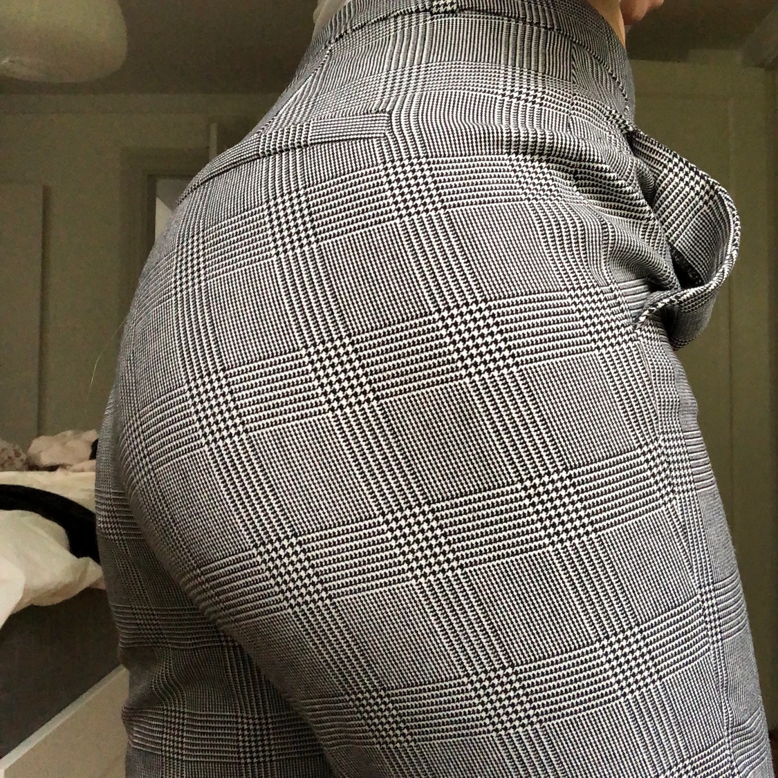 Rutiga byxor från Zara