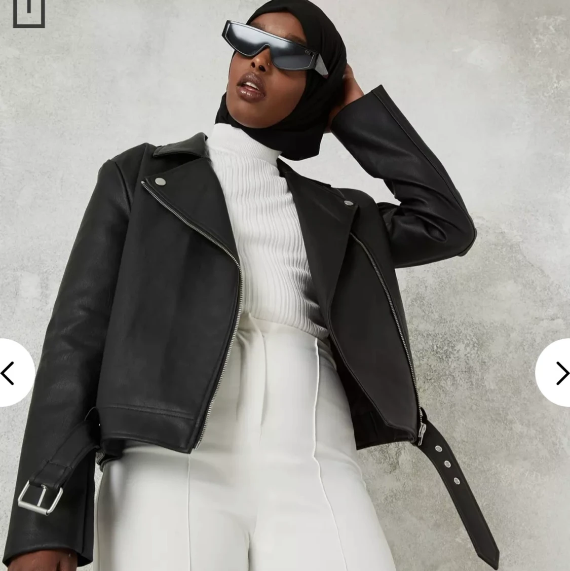 Boxy biker jacket  - 90