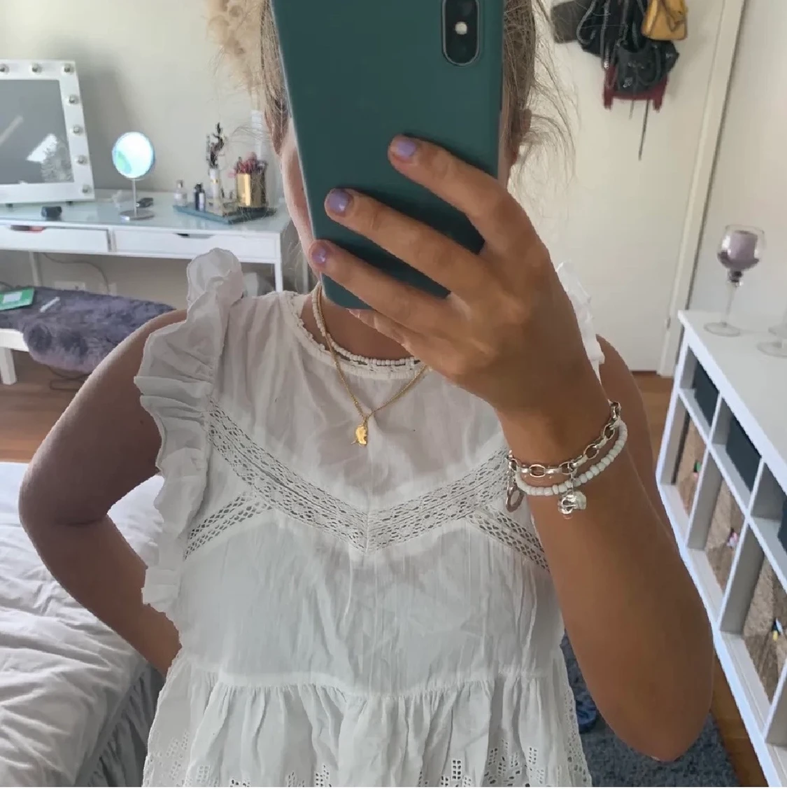 Vit sommartopp  - 90