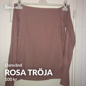 Rosa tröja - ”Pudrosa” tröja i härligt tyg, den är tunn och väldigt fin både till vardags men också till finare tillställningar. Tyvärr har den inte fått komma till användning 🎀  •strl L (passar även M-XL) •Oanvänd (men prislappen är borttagen) •nypris runt 150kr  •KÖPARE STÅR FÖR FRAKT 💖🛍📦  