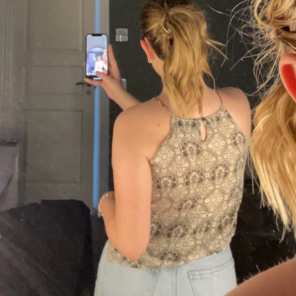 Mönstring topp i storlek S - 90