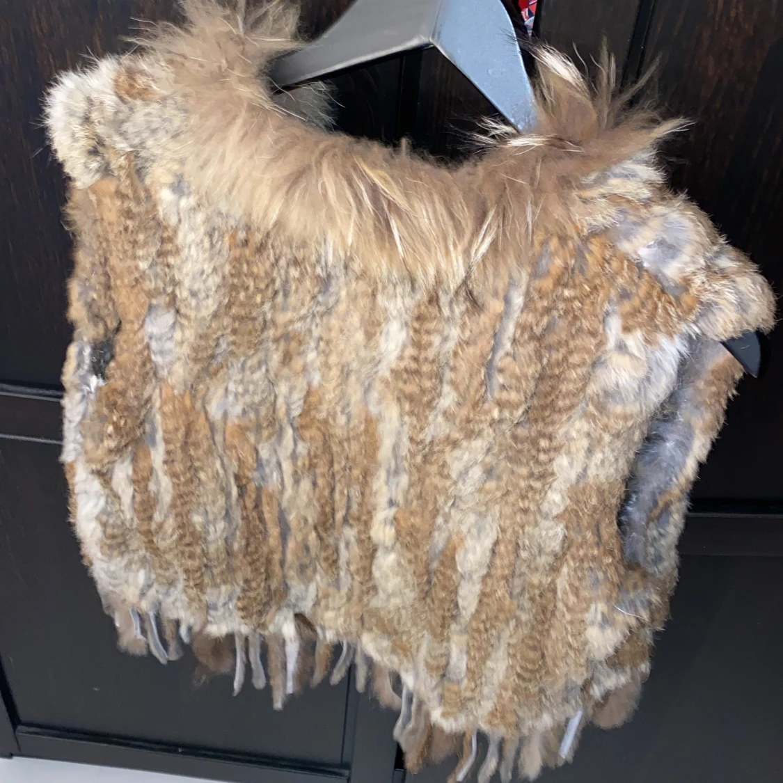 Päls väst äkta  - 90