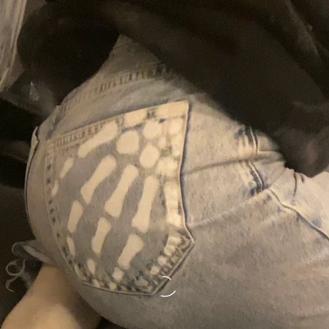 Skelett jeans/MÅLAR/customize