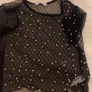 Genomskinlig topp - En fin genomskinlig topp från zara i storlek S. Använd 2 gånger . Gratis frakt