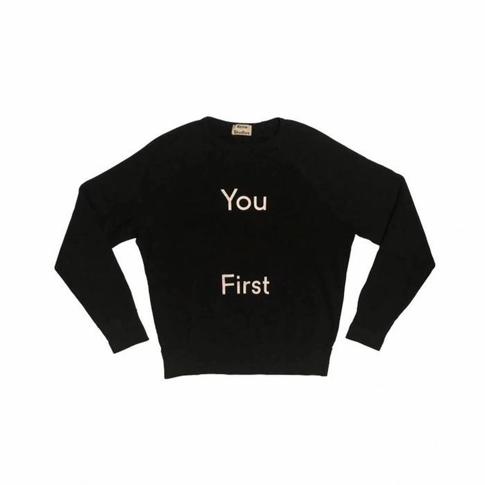 Acne studios shop you first sweatshirt