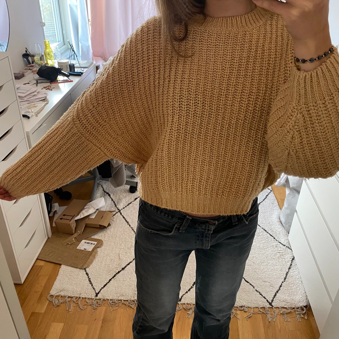 Stickad tröja  - 90