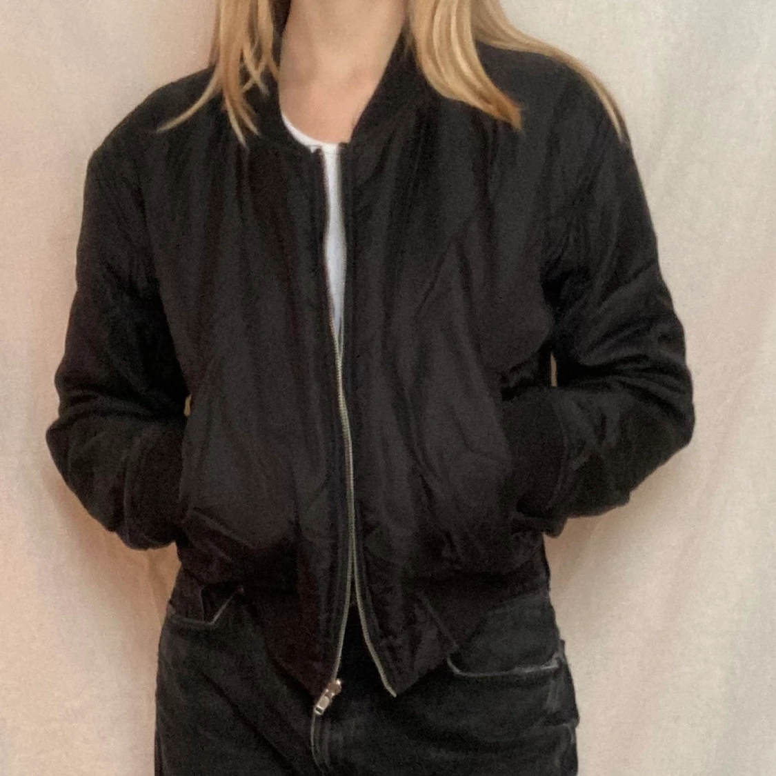 Bomberjacka - vändbar Svart/Marmor - 91