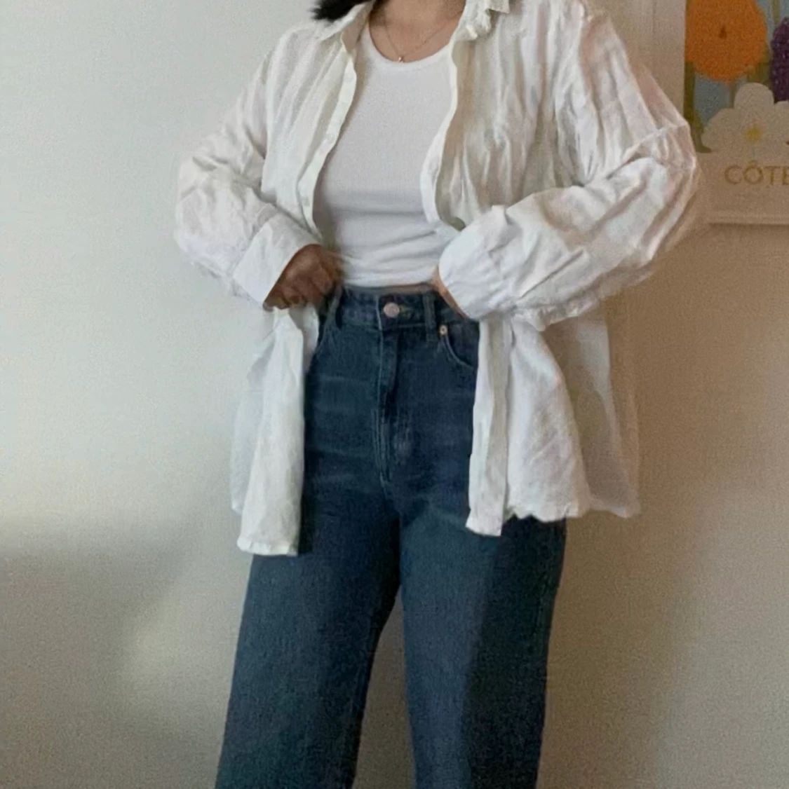 Linneskjorta 🤍🤍 - 90