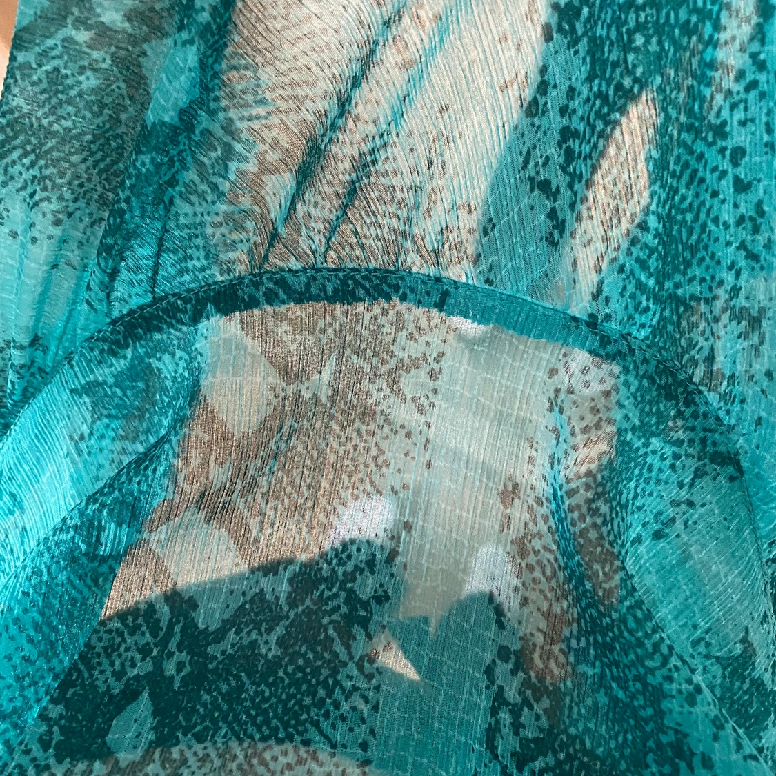 Genomskinlig fest topp  - 90