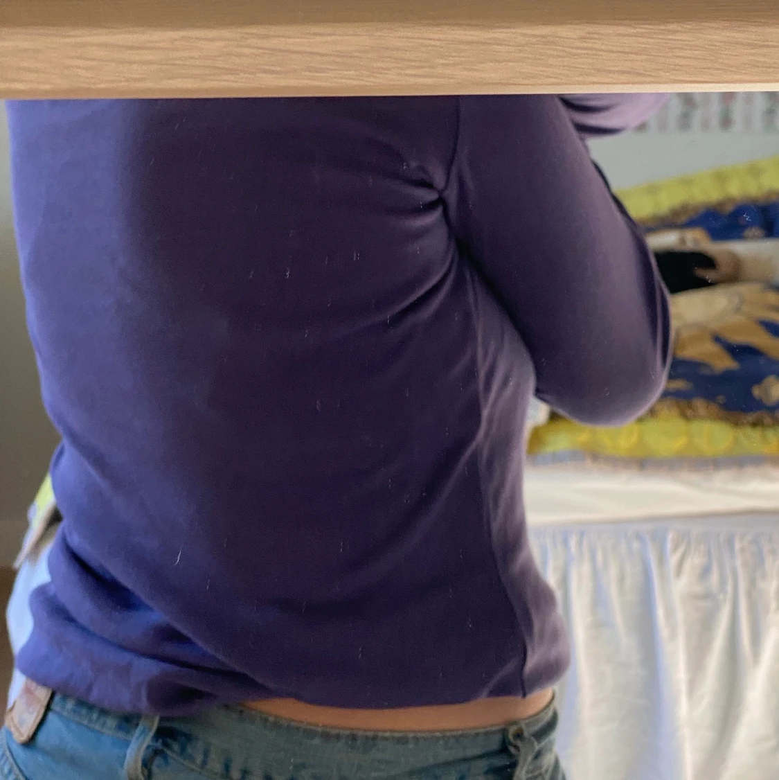 Lila långärmad  - 90