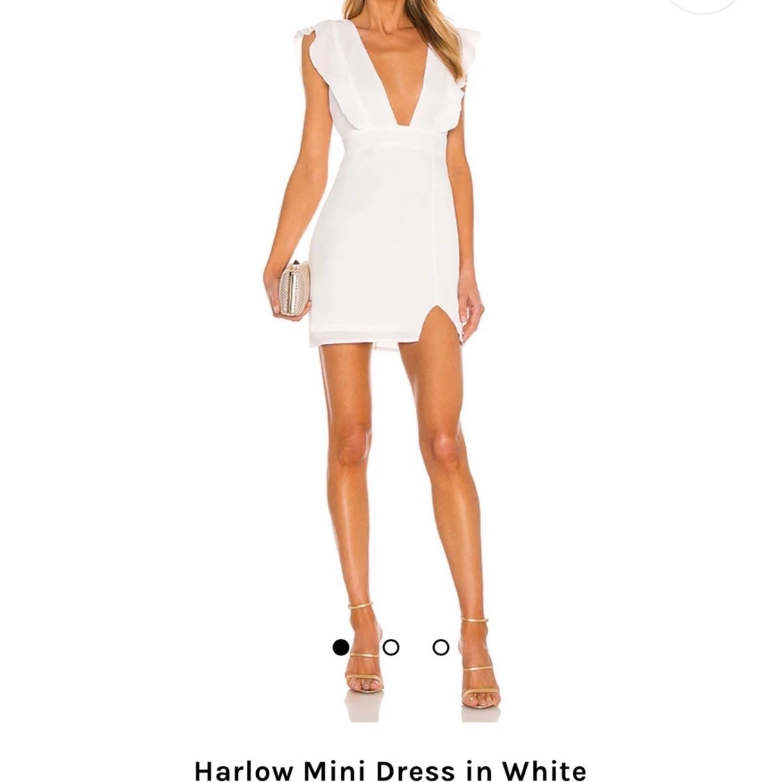 Vit studentklänning i nyskick