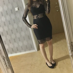 Klänning  - Säljer min klänning i stl.S från BikBok. Använda en gång som ny. Köpa direkt eller bud för 50kr. Köparen står för frakten! 