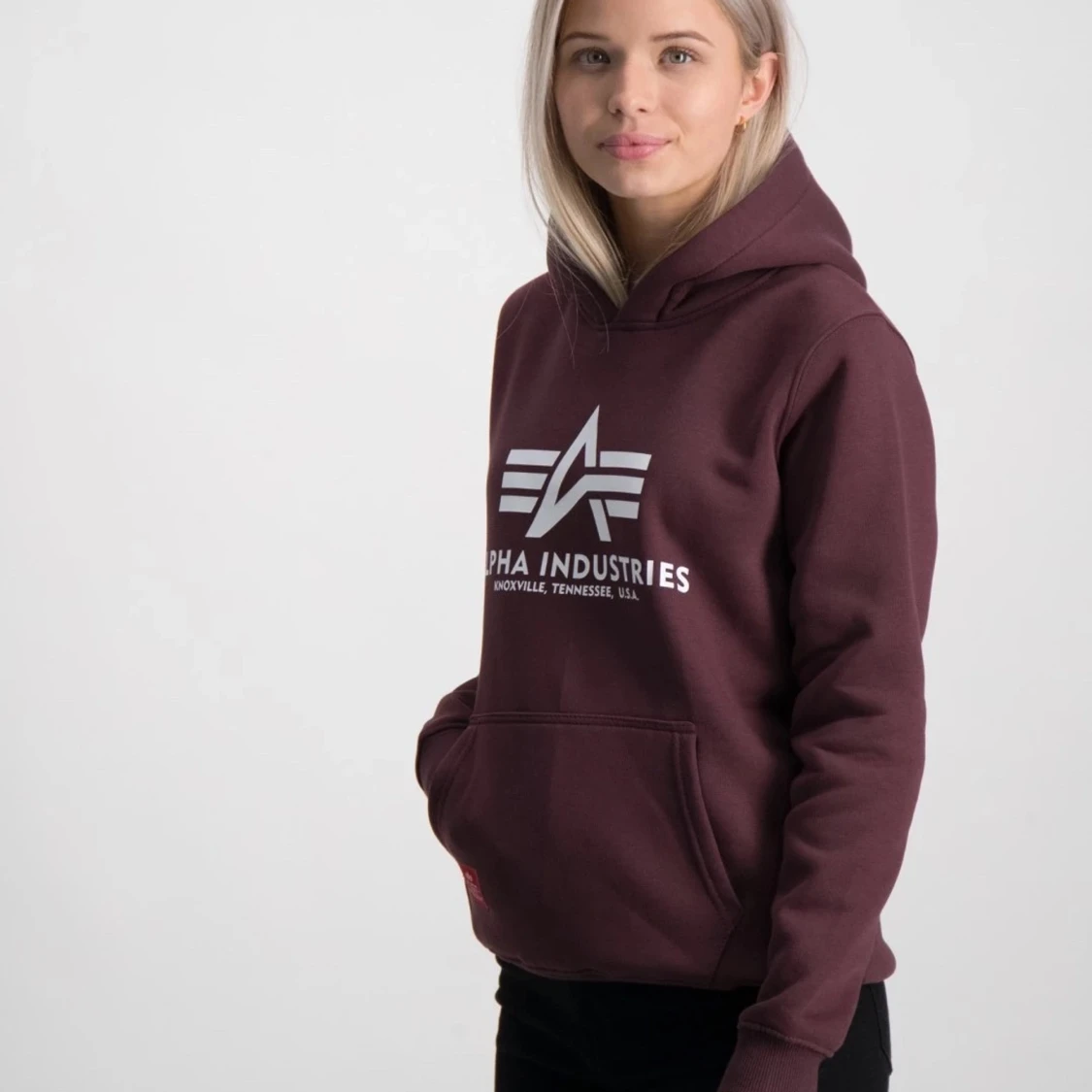 Alpha industries hooide lila