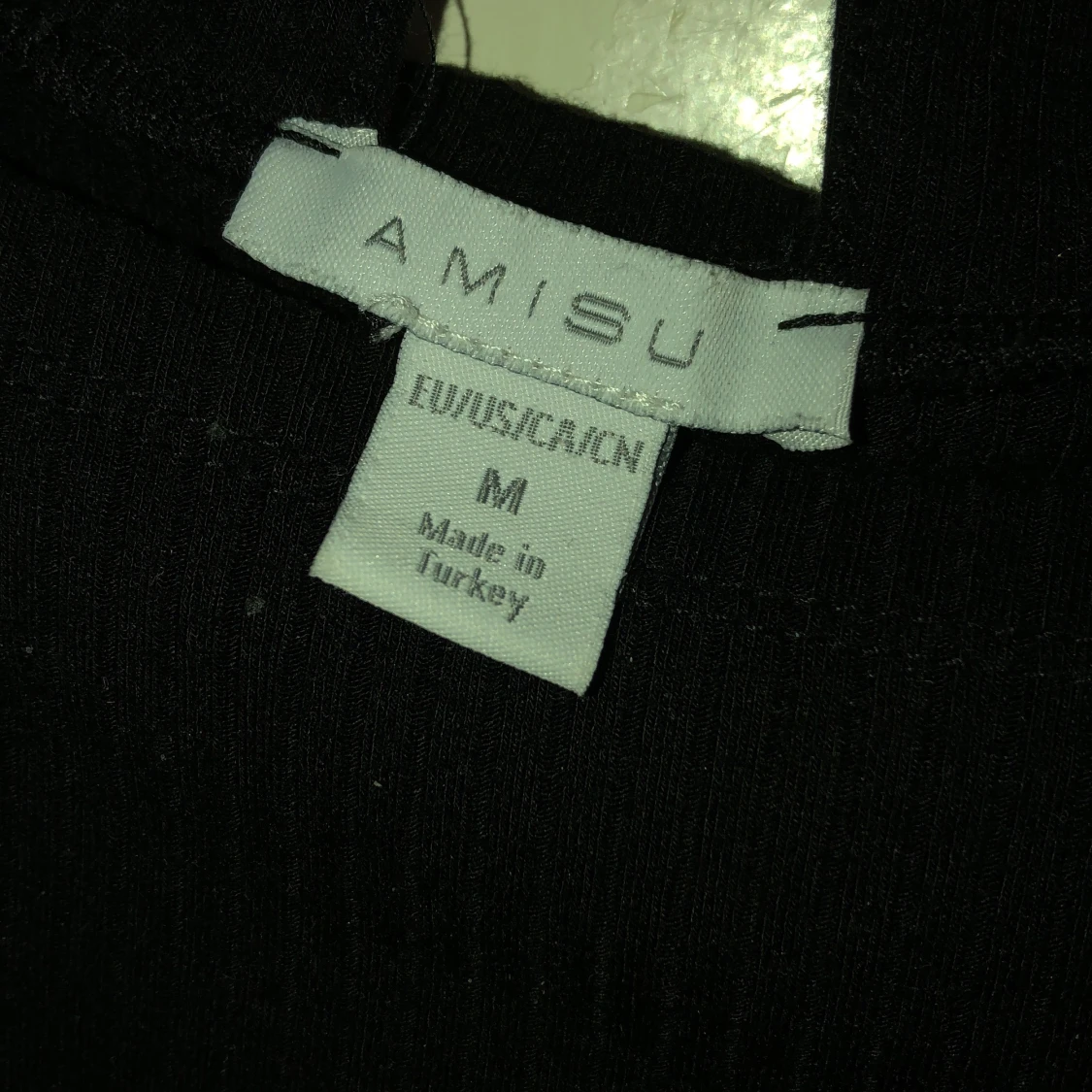 Svart långärmad tröja  - 90