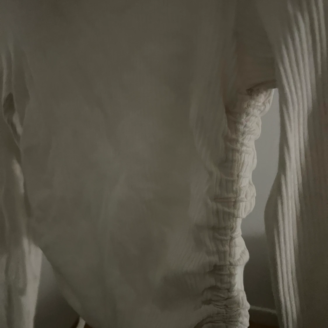 Vit långärmad tröja  - 91