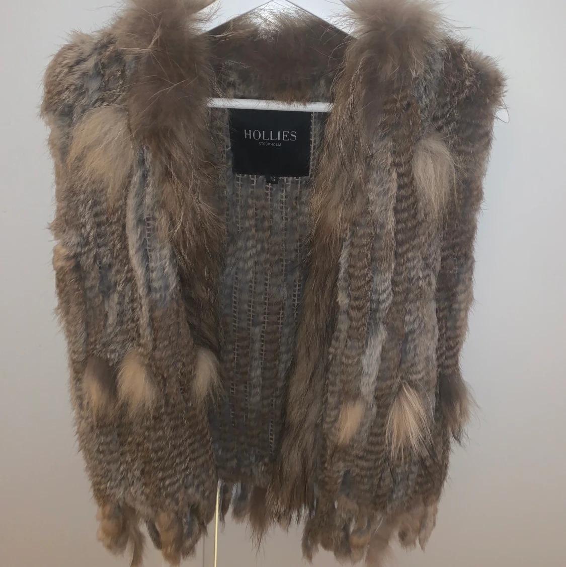 Hollies äkta päls väst - 90