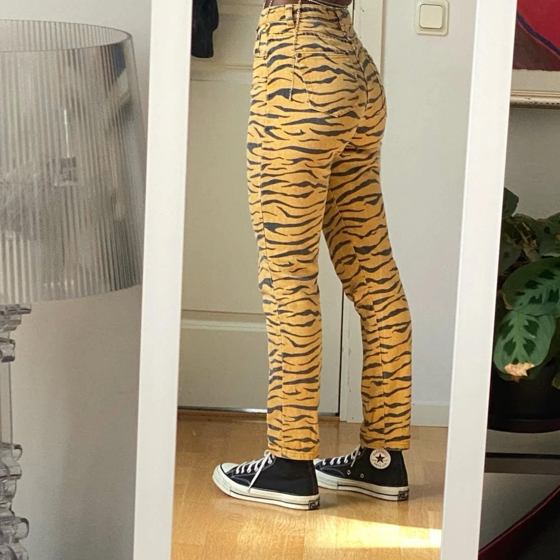 Zebra print jeans  - 90