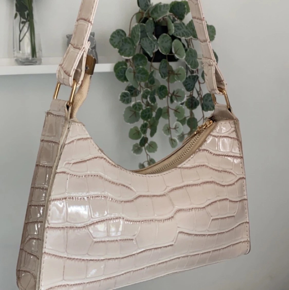 Beige axelväska  - 91