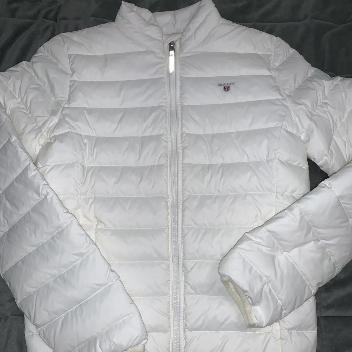 Vit Gant Jacka, Stk 158-164 (XS - S)