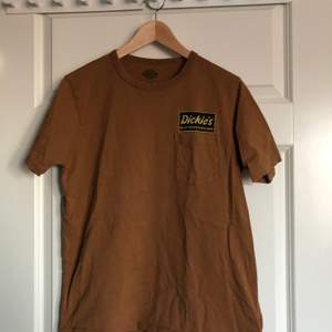 En brun t-shirt från Dickies. Har använd den som myströja några gånger, men tycker inte att jag har ett behov av den i min garderob. Kontakta mig om intresserad.