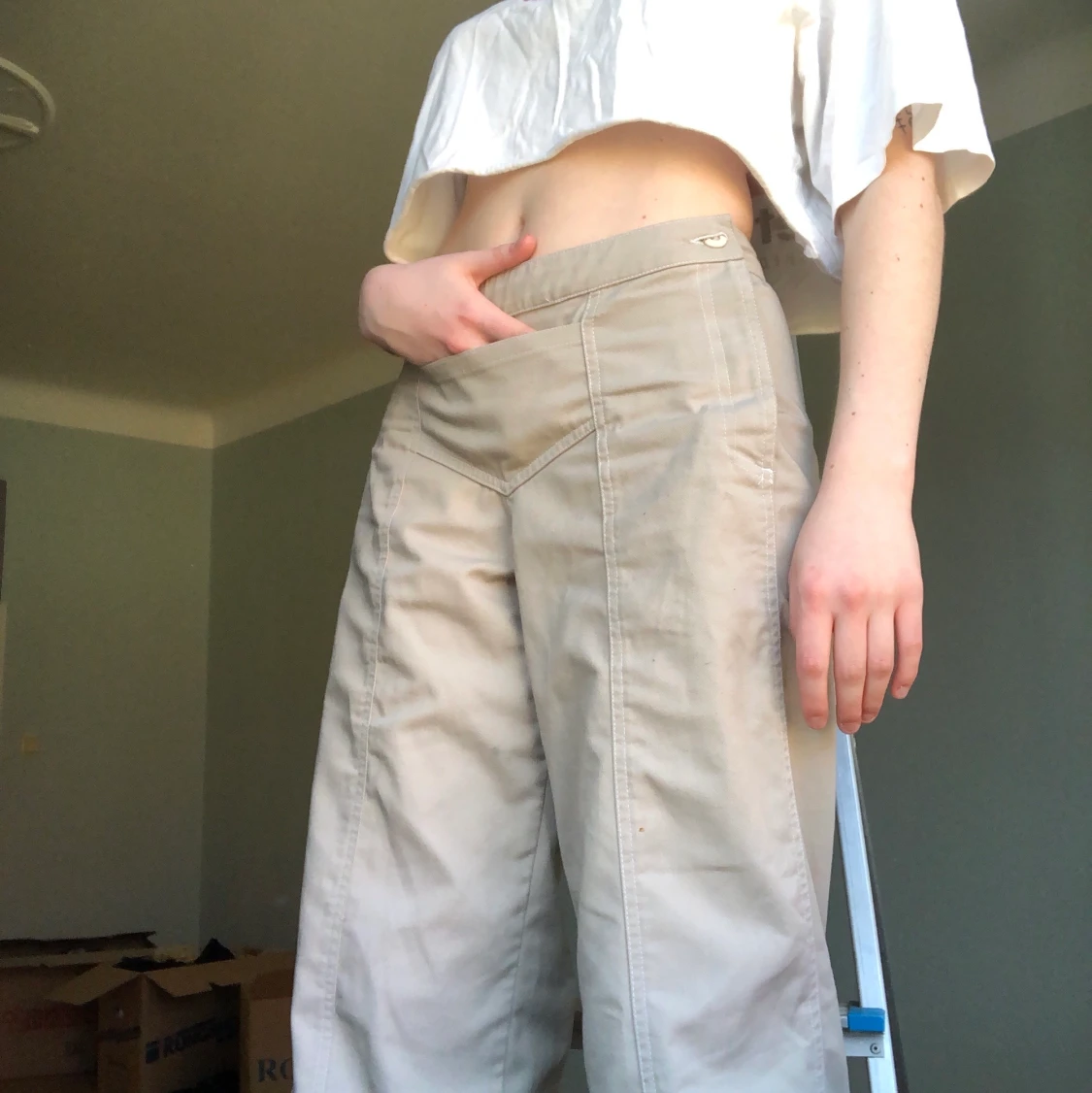 Snygga låga byxor - 91