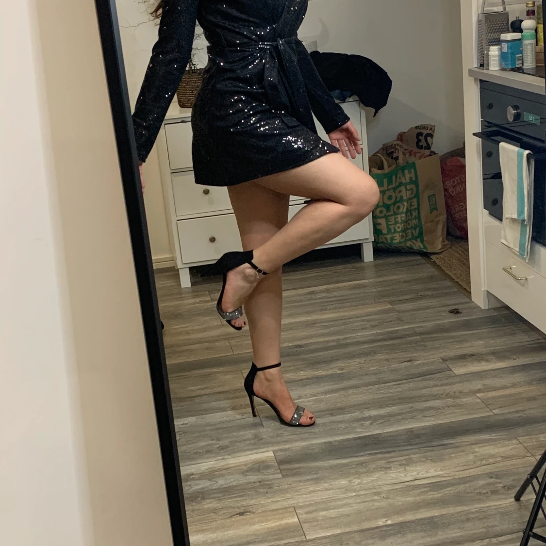 Paljettklänning  - 90