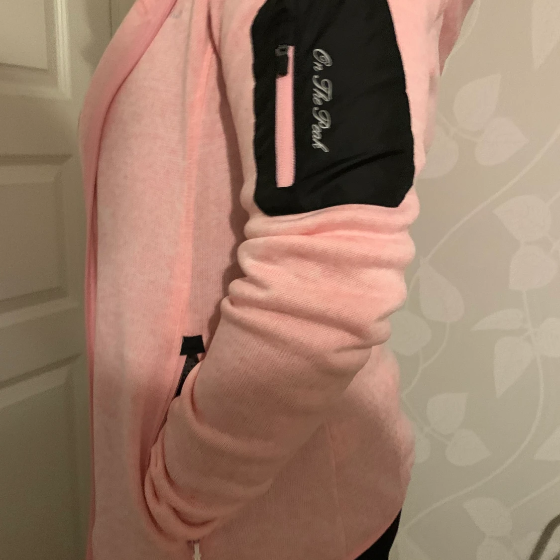 Rosa flisjacka  - 90