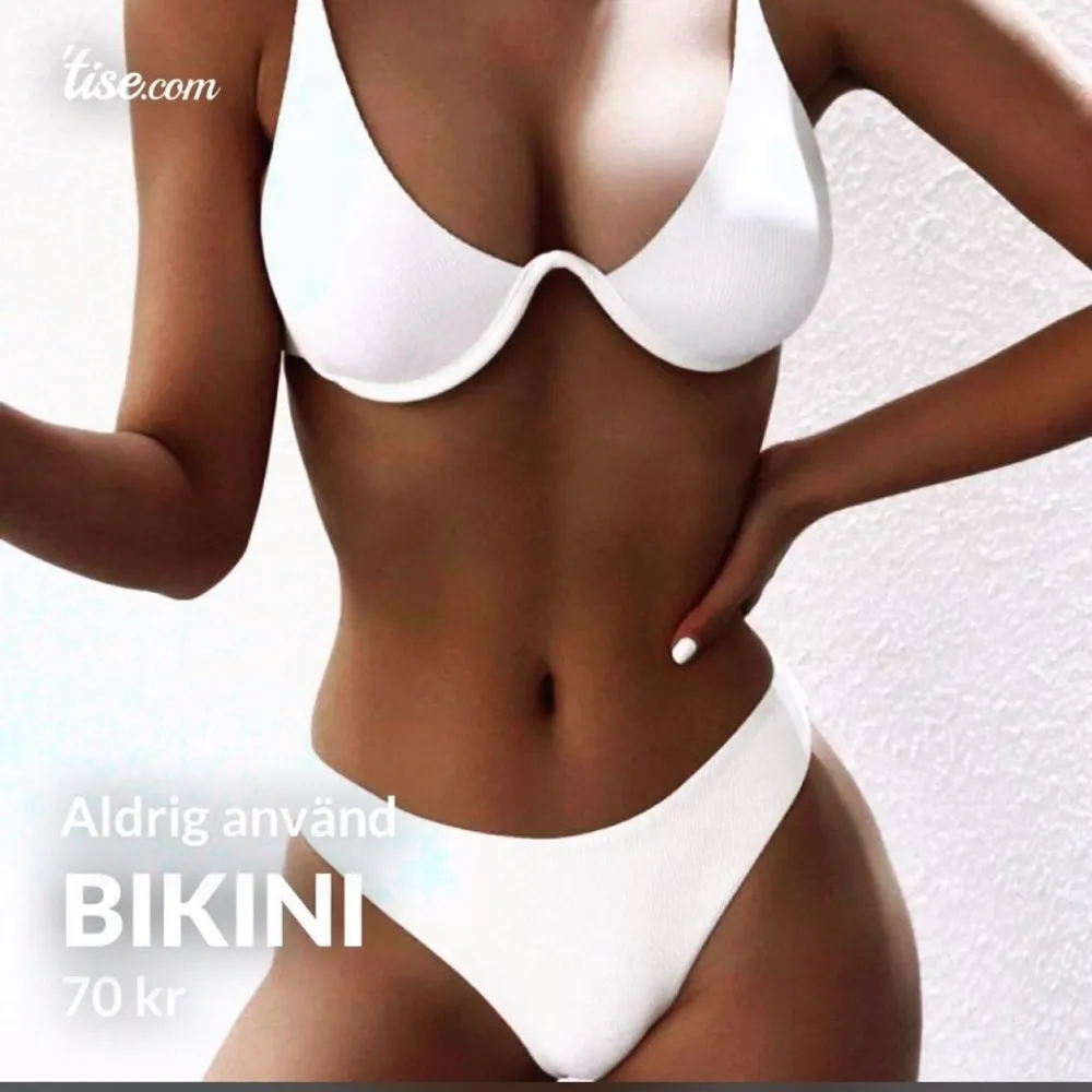 Helt ny bikini aldrig använd storlek S.. Övrigt.