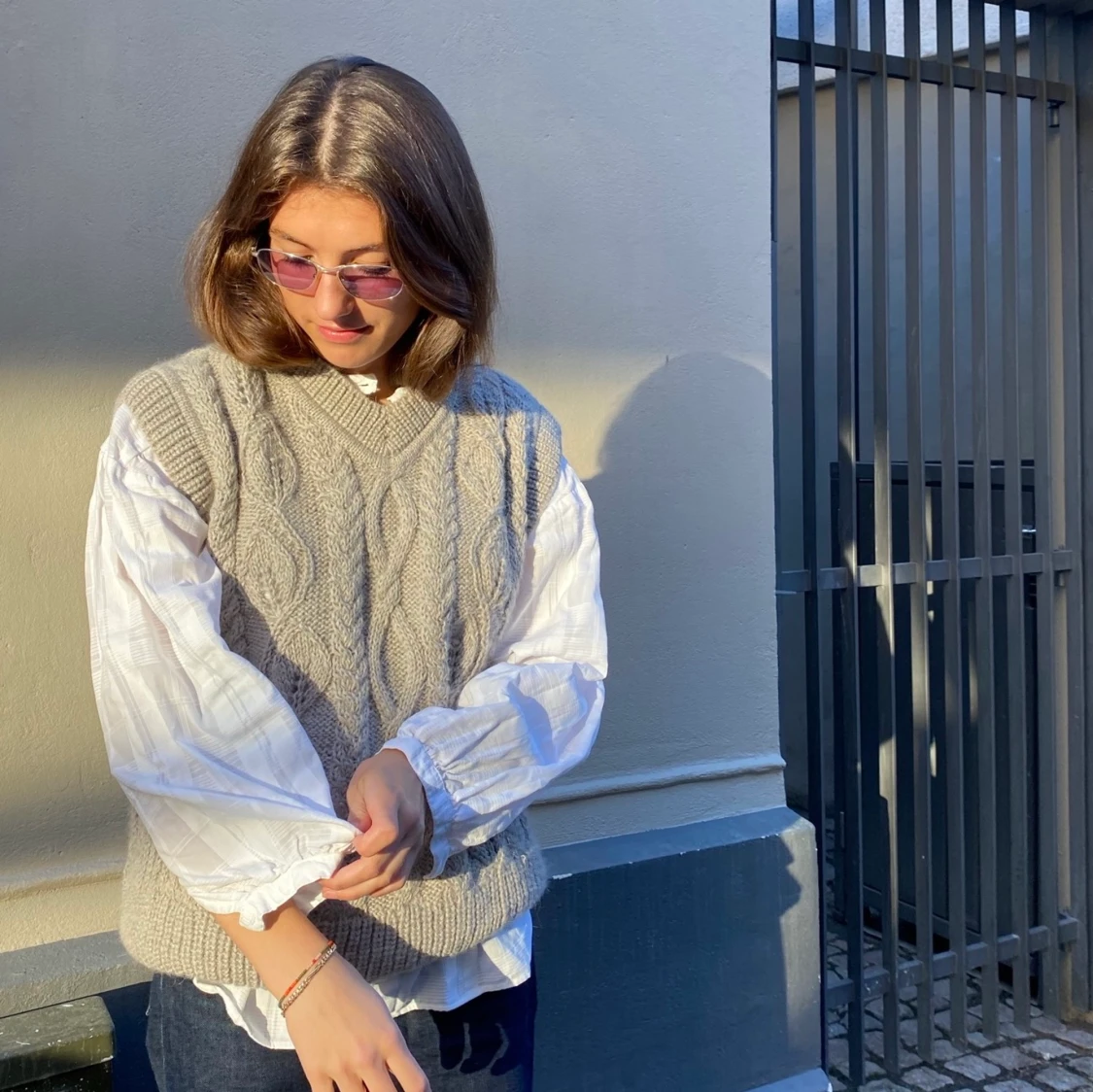 Aiayu strik vest morfar style - 90