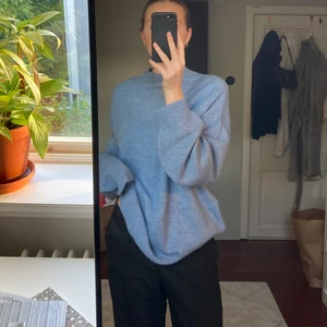 Blå stickad tröja  - Skriv vid frågor eller fler bilder 