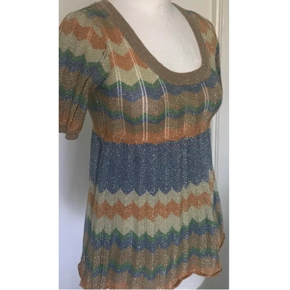 randig glittrig topp strl 34 - 90