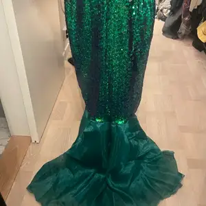 Supervacker pärlklädd mermaid kjol, perfekt till Halloween eller maskerad. Köpt på Etsy för 800kr. 