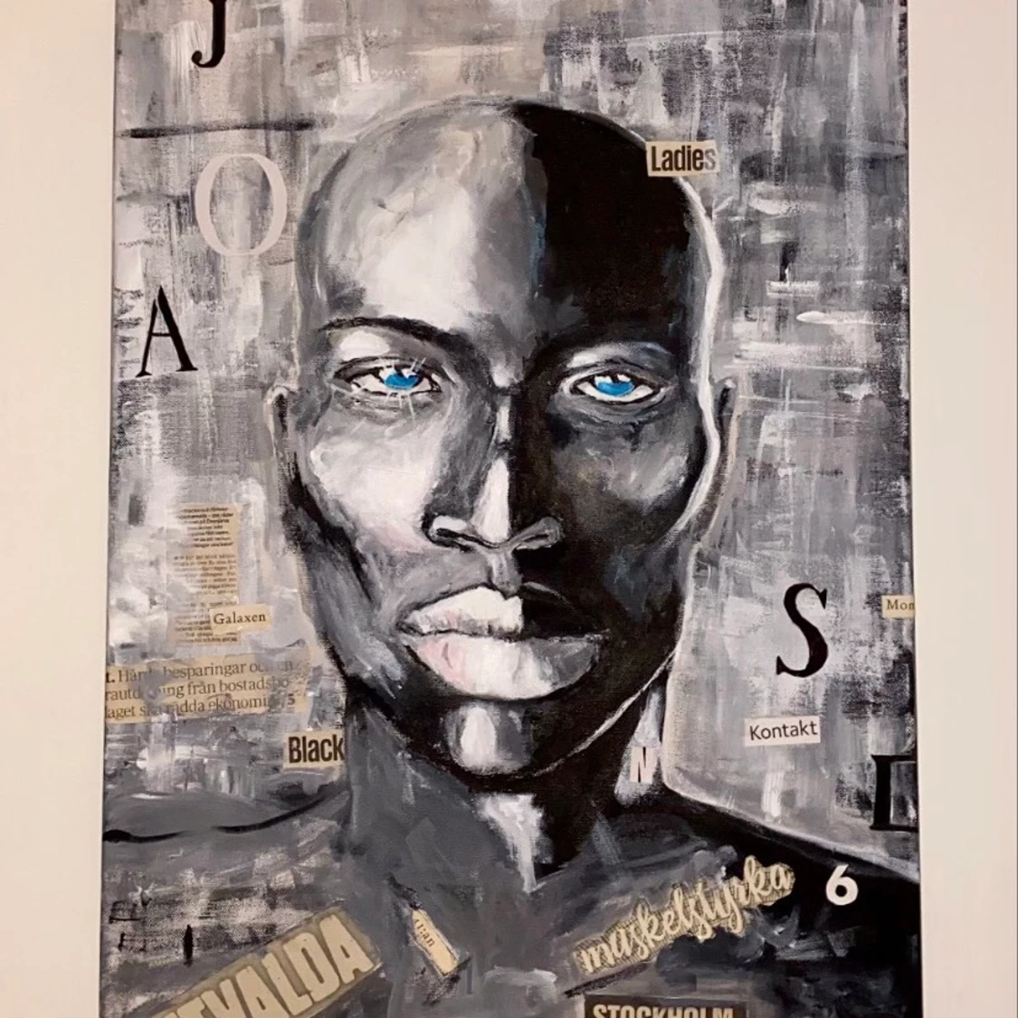 Canvas målning akryl 