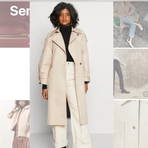 Trenchcoat beige - Topshop (kappa) - Trenchcoat från topshop, inköp hösten 2020. Oversize modell i storlek 36 (passar mig som är storlek 40 och då är den fortfarande oversize). En sån fin kappa!