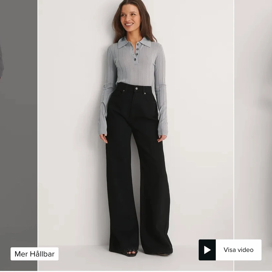 Ekologiska vida jeans NA-KD