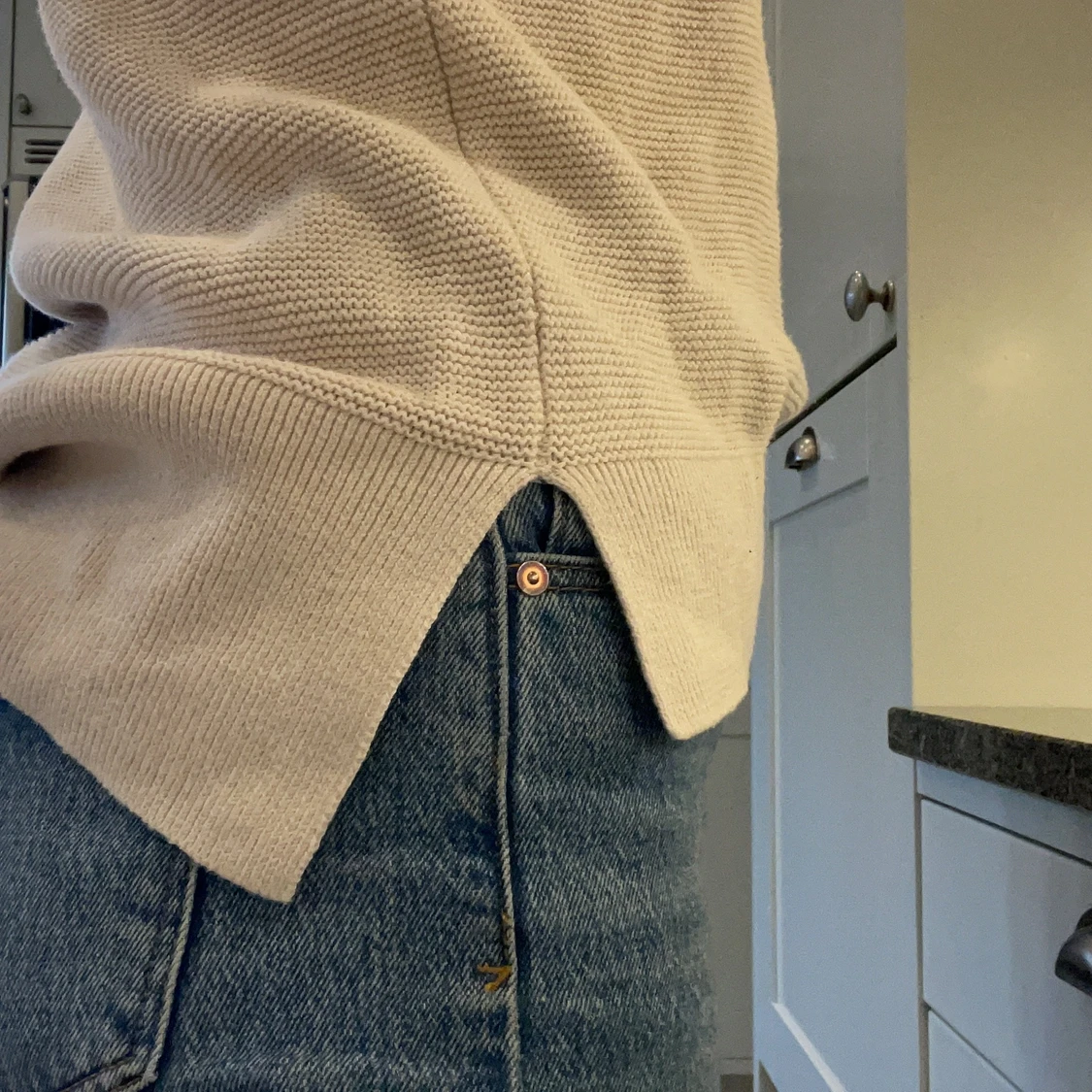 V ringad tröja  - 90